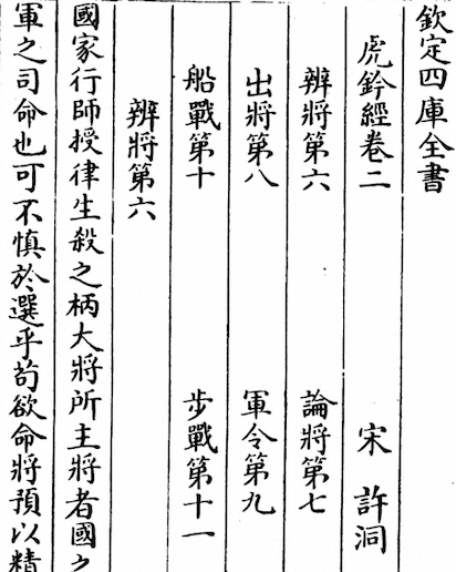 Hu Qian Jing (The Tiger Seal Manual)