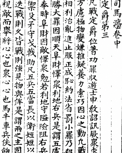 The Methods of the Sima (Sima Rangju's Art of War)