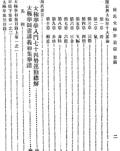 Chen Shi Taijiquan Huizong(Chen Style Tai Chi book)