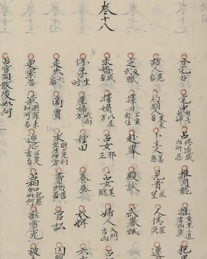 Da Liu Ren Mi Ben (Secret Manuscript of Great Liu Ren) 