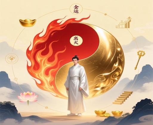 What impact does the Nine Purple Departing Fire Grand Cycle have on individuals whose element is Metal?