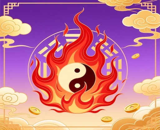 What are the overall impacts of the 9 Purple Fire (Li Trigram) Great Cycle?